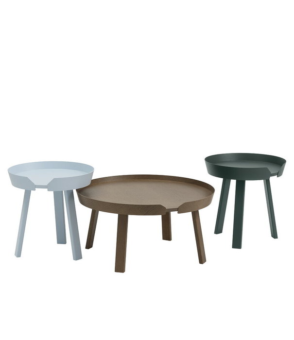Muuto Around Salontafel XL donker bruin