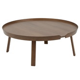 Muuto - Around Salontafel Extra Large donker bruin