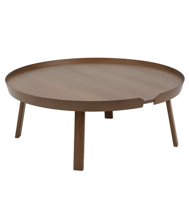 Muuto Around Salontafel XL donker bruin