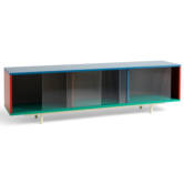 Hay - Colour Cabinet Glass Doors Floor Large Multi