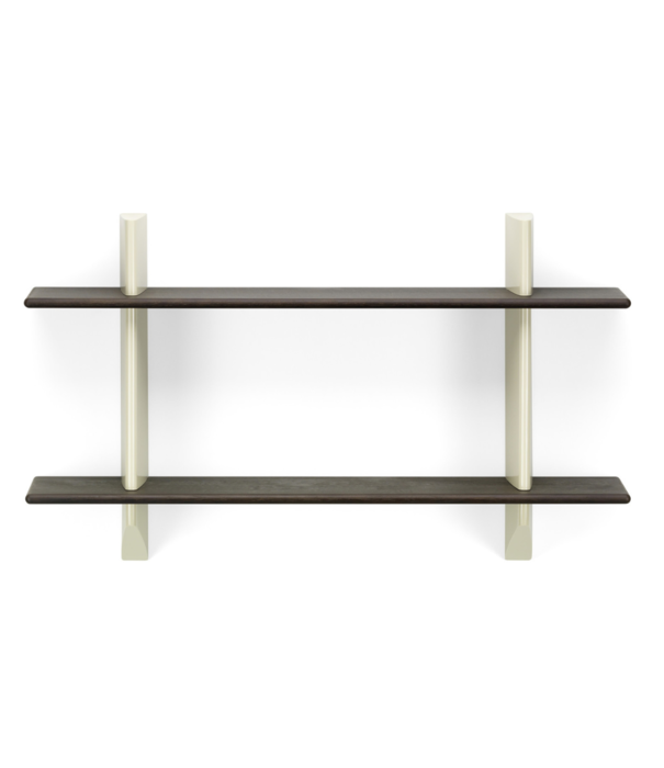 Vitra  Vitra - Rayonnage Mural wall rack ecru - dark oak