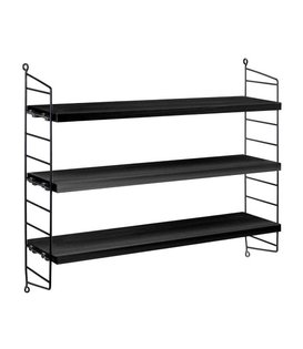 Pocket Cabinet black ash / black