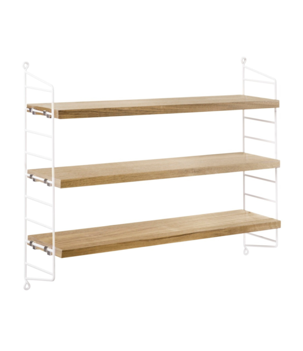String  Furniture String Pocket Wandkast eiken / wit