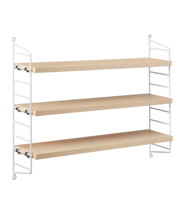 String  Furniture String Pocket Wandkast essen / wit