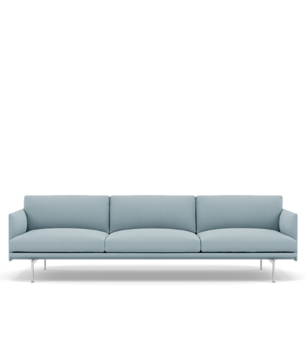 Muuto Outline 3,5 seater Sofa Steelcut Trio