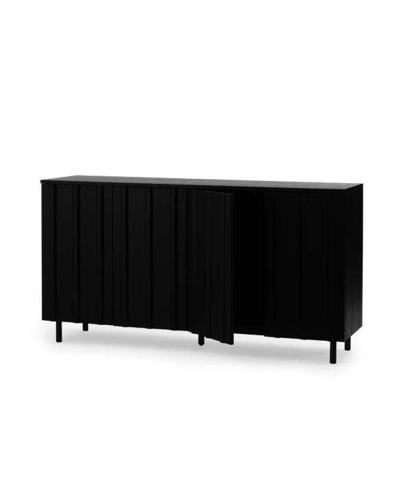 Normann Copenhagen  Rib sideboard soft black oak 159 cm