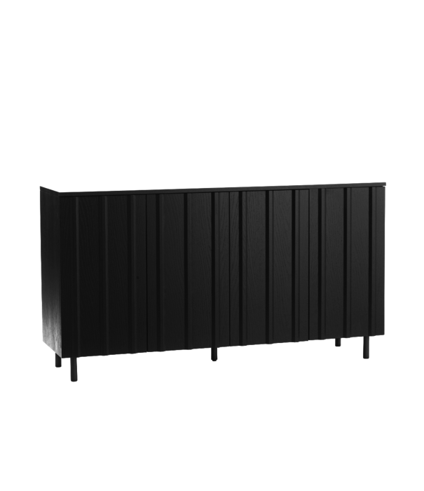 Normann Copenhagen  Rib sideboard soft black oak 159 cm
