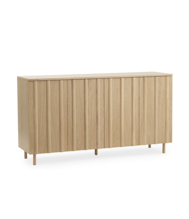 Normann Copenhagen  Rib sideboard soft black oak 159 cm