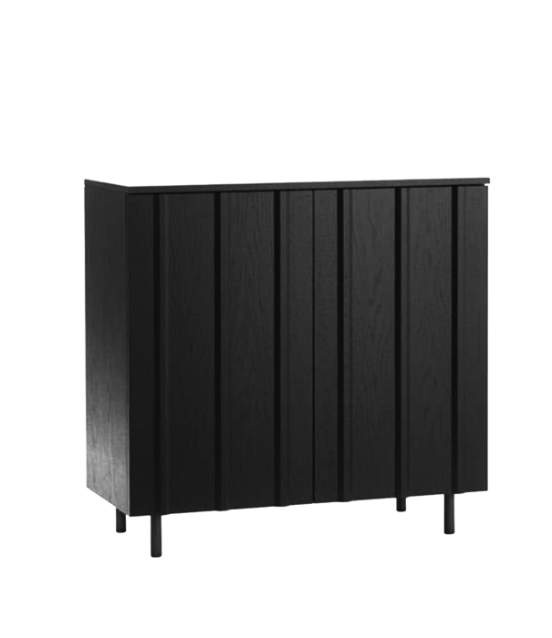 Normann Copenhagen  Rib Kast soft zwart eiken H96,5