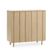 Normann Copenhagen -Rib cabinet oak H96,5 cm.