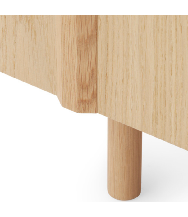 Normann Copenhagen  Normann Copenhagen -Rib cabinet oak H96,5 cm.