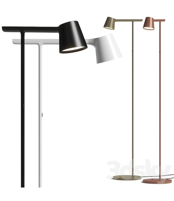 Muuto  Muuto Tip Vloerlamp LED zwart