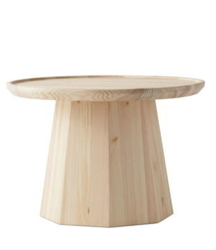 Normann Copenhagen -Pine large coffee table Ø65