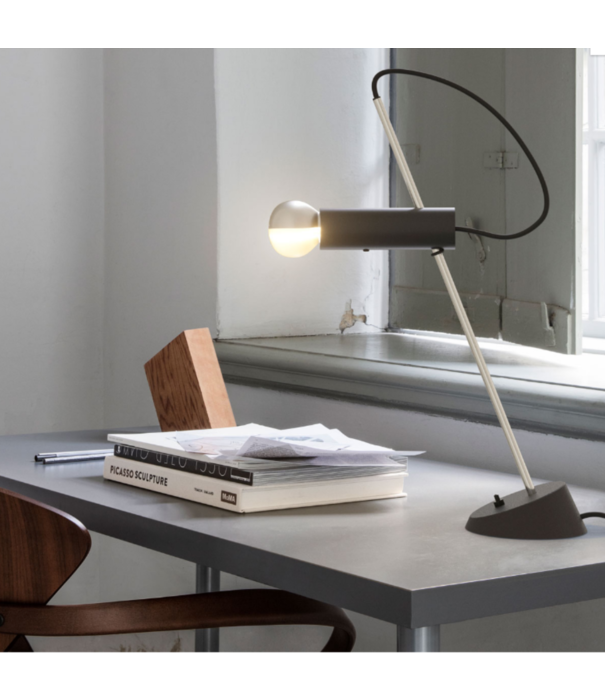 Astep  Astep: Model 566 table lamp - polished aluminium