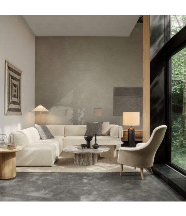 Gubi  Gubi - Wonder 3 seater sofa Kvadrat Remix 0123