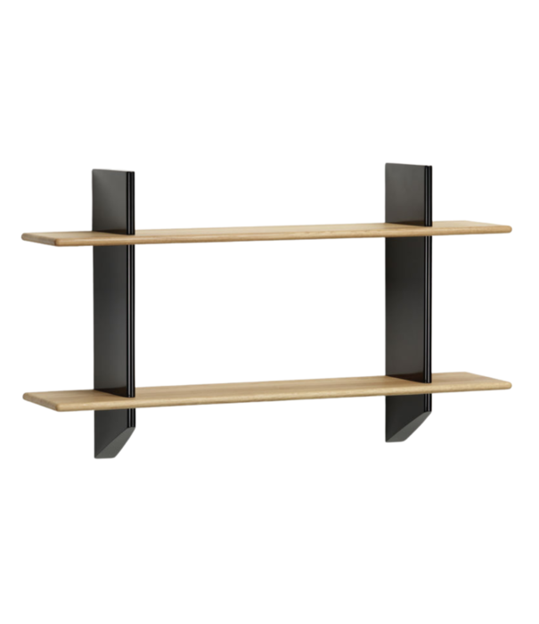 Vitra  Vitra - Rayonnage Mural wall rack black - dark oak