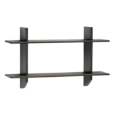 Vitra - Rayonnage Mural wall rack black - dark oak