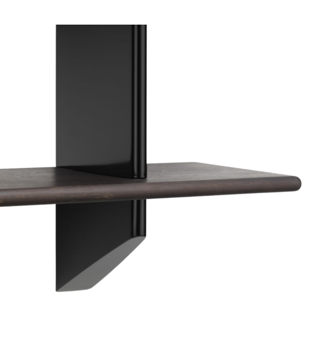 Vitra  Vitra - Rayonnage Mural wall rack black - solid oak
