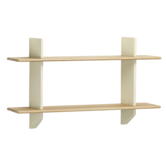 Vitra - Rayonnage Mural wall rack ecru - solid oak