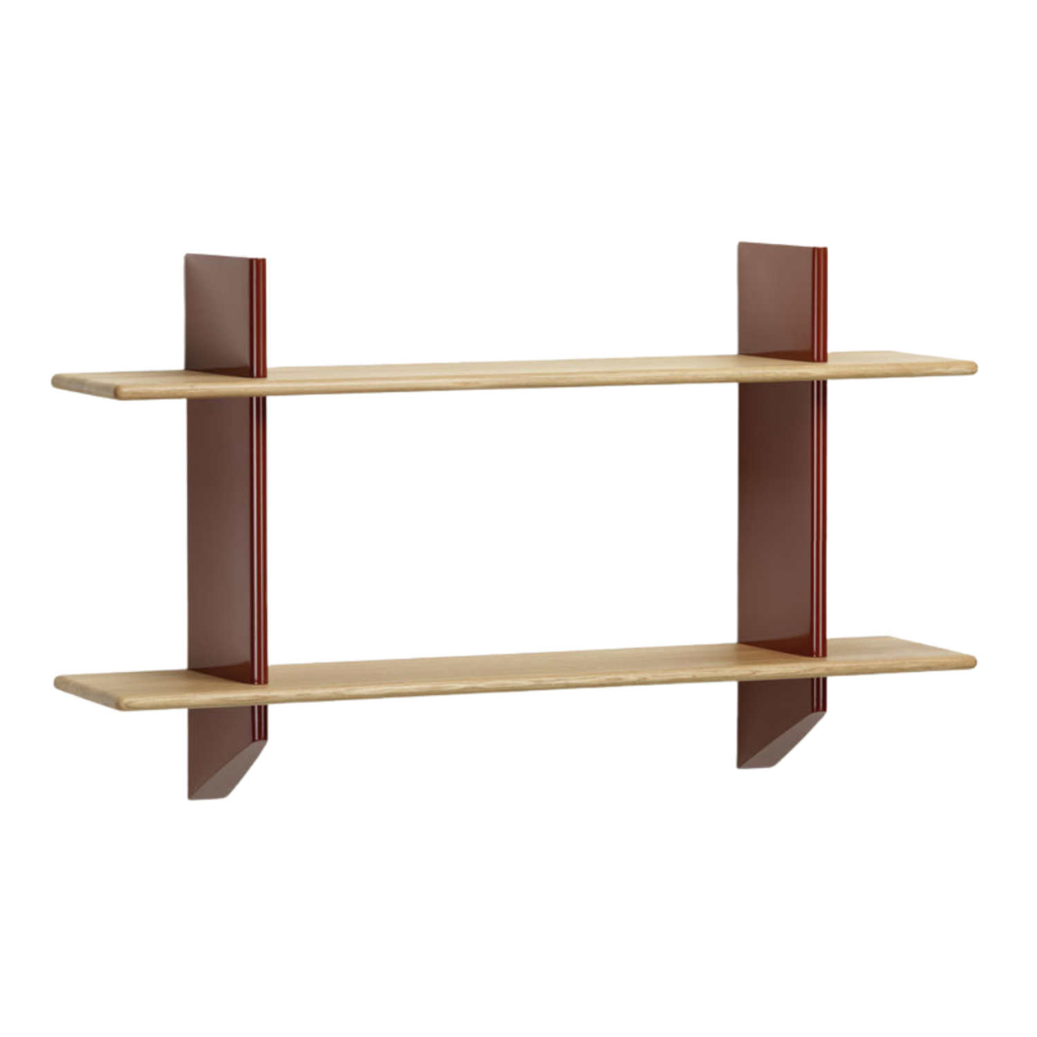 Rayonnage Mural wandkast Japans rood - massief eiken - Nordic New