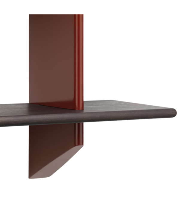 Vitra  Vitra - Rayonnage Mural wandkast Japans rood - donker eiken