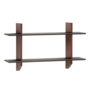 Vitra - Rayonnage Mural wall rack Japanese red - dark oak