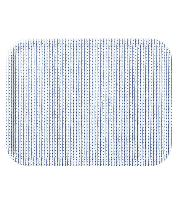 Artek  Artek - Rivi tray white - blue, 43 x 33 cm.