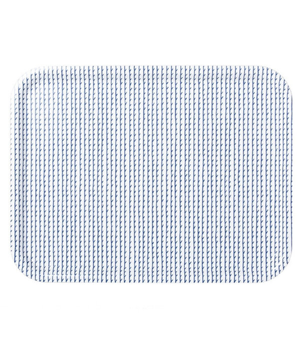 Artek  Artek - Rivi tray wit - blauw, 43 x 33 cm.