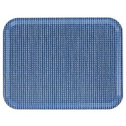ARTEK Rivi tray blue - white, 43 x 33 cm.