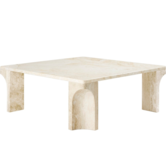 Gubi - Doric coffee table square neutral white 80 x 80