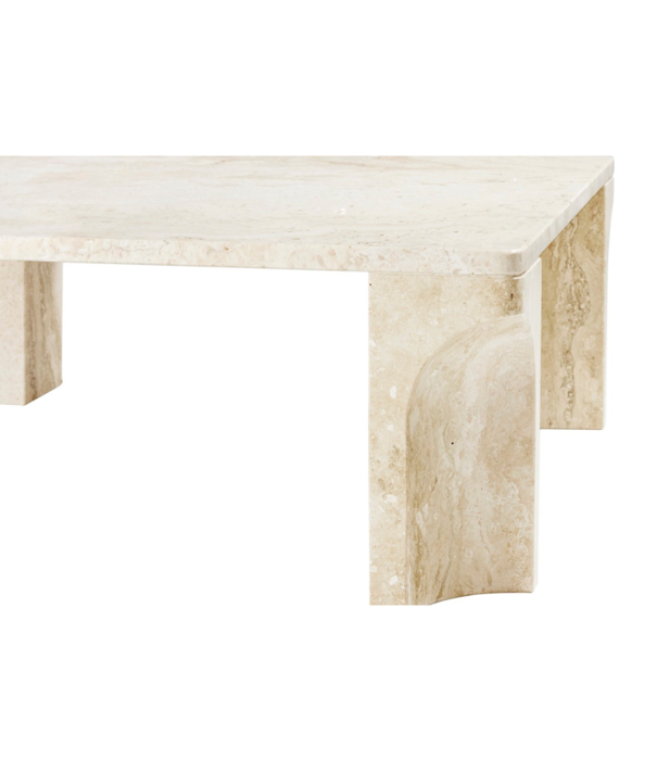 Gubi  Gubi - Doric salontafel square neutral white 80 x 80