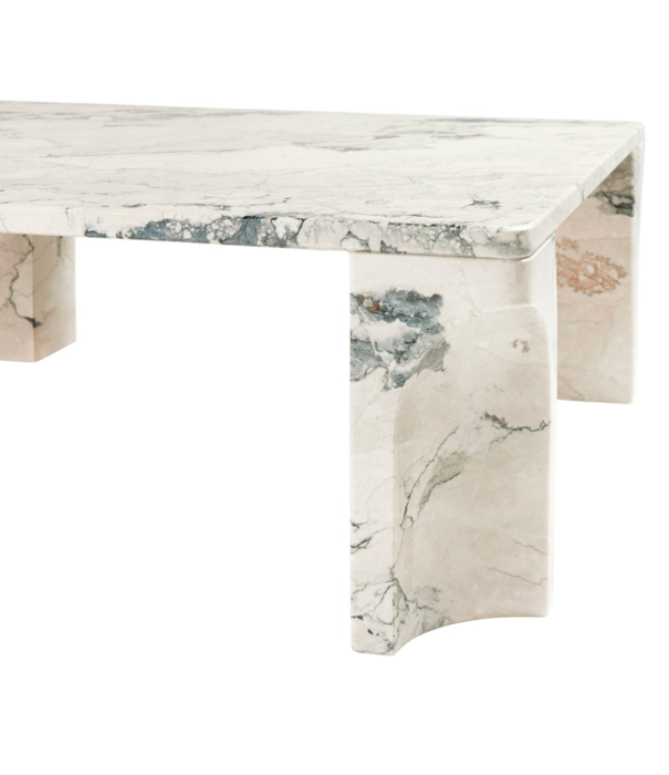 Gubi  Gubi - Doric coffee table square electric grey 80 x 80