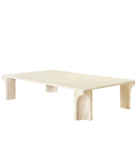 Gubi - Doric salontafel rechthoek neutral white 140 x 80