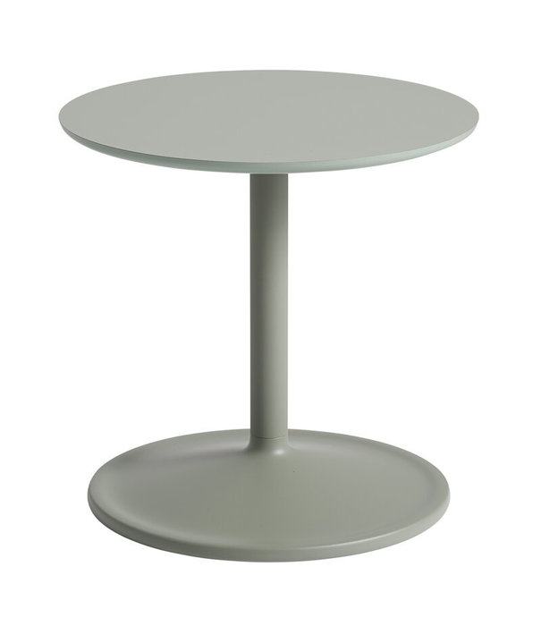 Muuto  Muuto - Soft Side Table dusty green laminaat Ø41 / H40