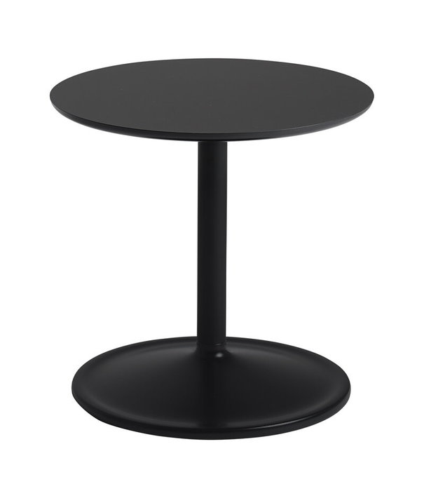 Muuto  Muuto - Soft Side Table black laminate Ø41 / H40