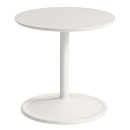 MUUTO Soft Side table off white linoleum Ø41/H40 cm.