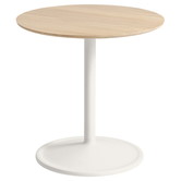 Muuto - Soft Side bijzettafel massief eiken - off white H48 cm.