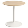 Muuto - Soft Side bijzettafel massief eiken - off white H48 cm.