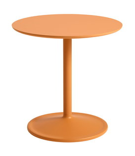 Muuto - Soft Side Table oranje laminaat Ø41 / H48