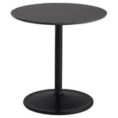 Muuto - Soft Side bijzettafel zwart laminaat Ø41/H48 cm