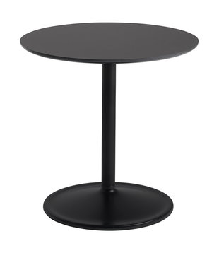 Muuto - Soft Side Table black laminate Ø41 / H48