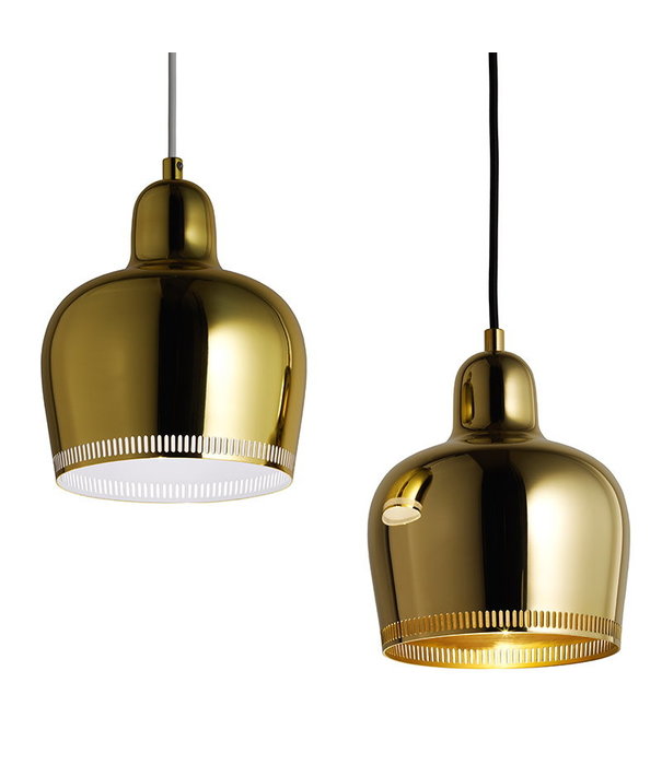 Artek  Artek -  A330S golden bell pendant brass / brass