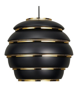 Artek - Beehive Pendant Lamp Black - Brass