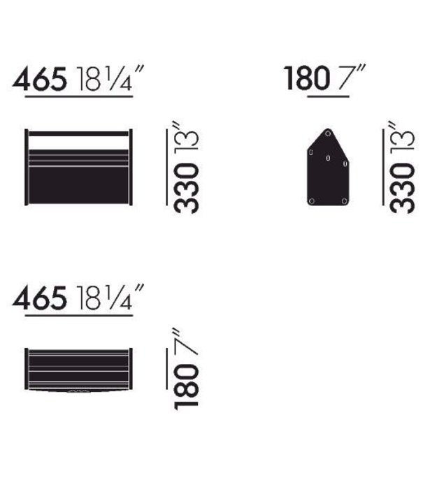 Vitra  Vitra - Locker Box RE diep zwart, draagbare caddy