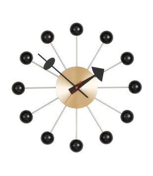 Vitra Ball Clock Zwart