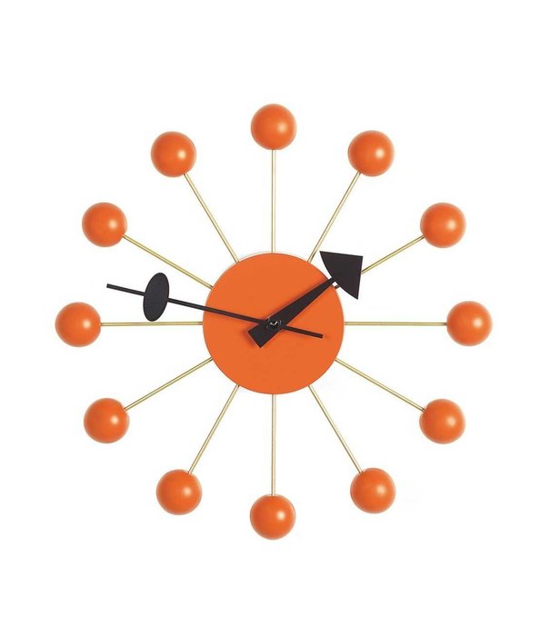 Vitra  Vitra Ball Clock Oranje