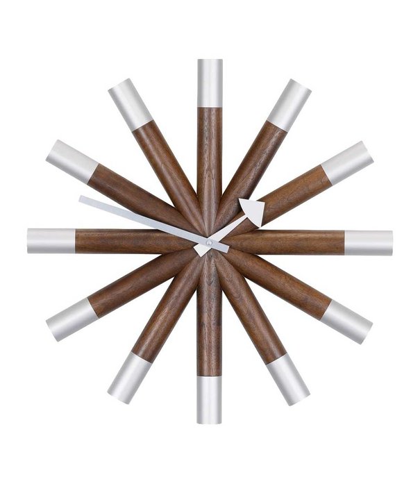 Vitra  Vitra Wheel Wall Clock aluminium, walnut
