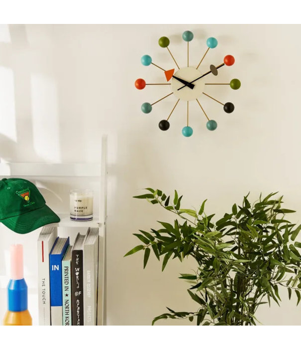 Vitra  Vitra Ball Clock Multicolor