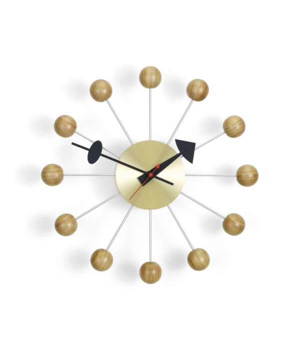 Vitra  Vitra Ball Clock Kersenhout