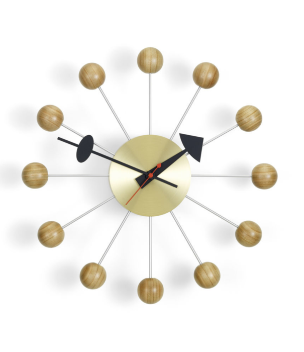 Vitra  Vitra - Ball Clock Kersenhout